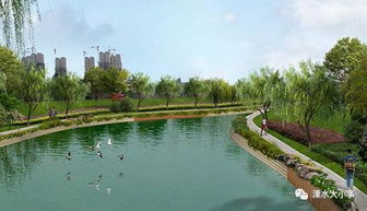 未來的溧水中山河簡直太擺了 有游船 碼頭 雨水花園 生態(tài)島